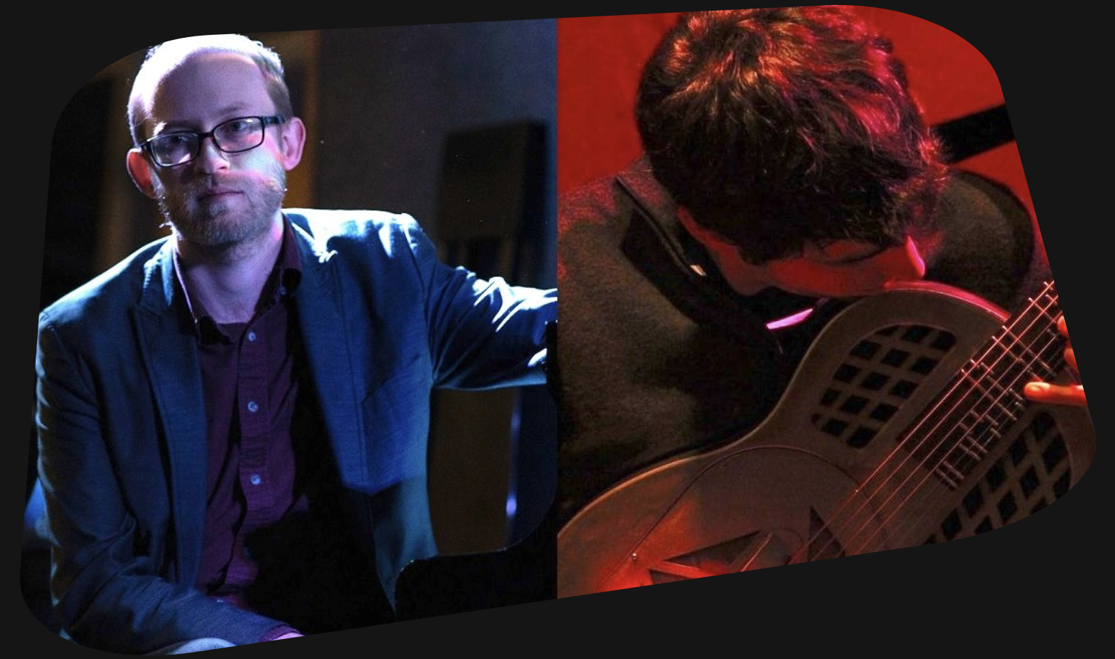 Brett Carson and Giacomo Fiore at the West Oakland Sound Series